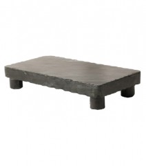 CUTTING BOARD B MARBLE BLACK 